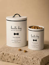 Load image into Gallery viewer, Food &amp; Treat Containers - Haute Dog (Set of two)
