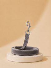 Load image into Gallery viewer, Chivalrous grey collar &amp; leash set
