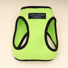 Load image into Gallery viewer, Neon green Air harness set - small dog