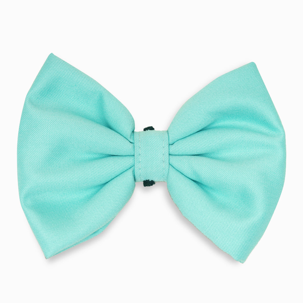Good dog bow - Powder blue