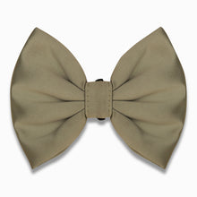 Load image into Gallery viewer, Good dog bow - Army Green Satin