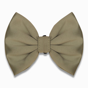 Good dog bow - Army Green Satin
