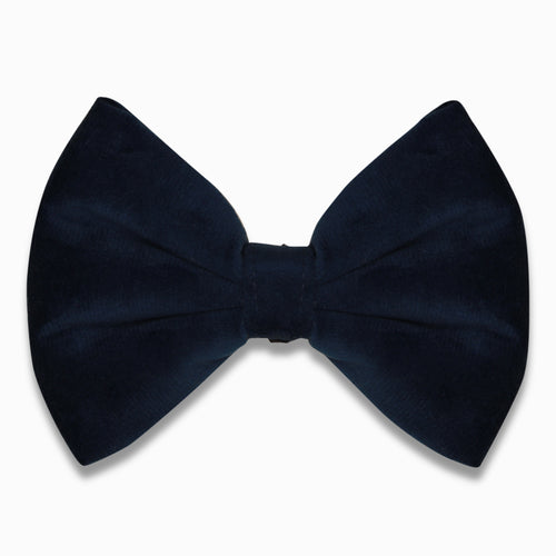 Good dog bow - Blue velvet