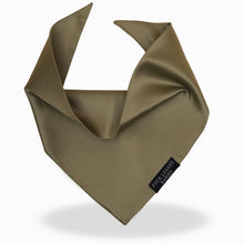 Load image into Gallery viewer, Luxury Army green satin bandana