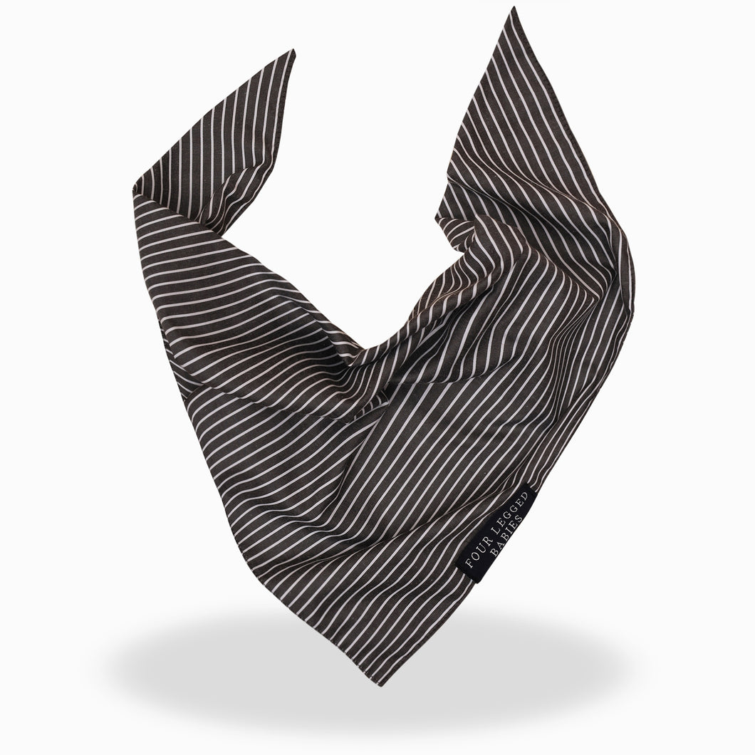 Luxury Pinstripe Black bandana