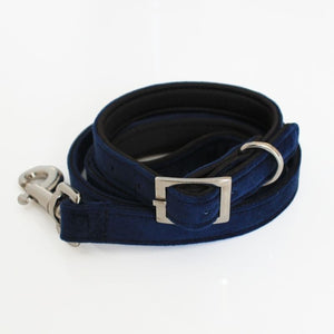 Mid night Collar & Leash set