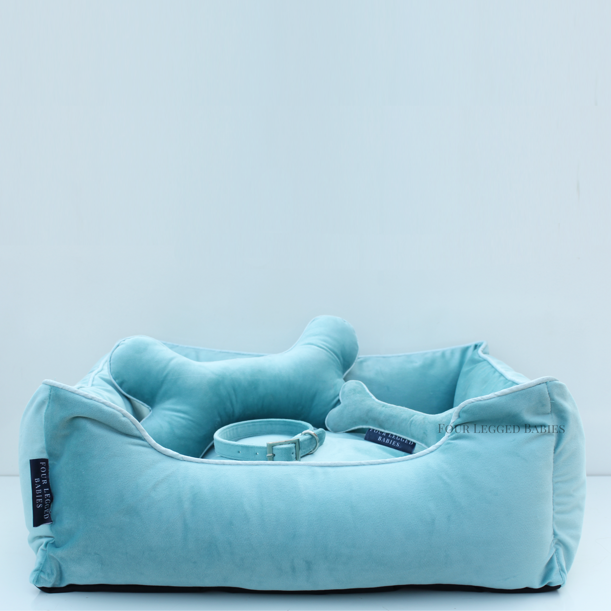 Baby blue dog sales bed