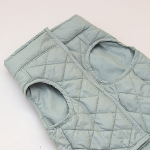 New Pistache Packable Quilted Dog jacket