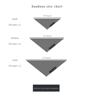 Bandana size chart