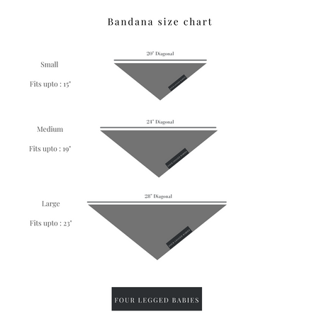 Bandana size chart
