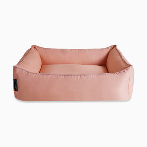 Powder Pink Dog Bed Removable Cotton Cover & Machine Washable Bed For Daily Use