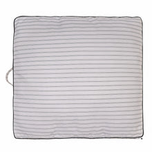 Load image into Gallery viewer, Square Cotton  Pinstripe white Dog Bed Removable Cotton Cover &amp; Machine Washable Bed For Daily Use