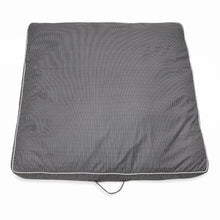 Load image into Gallery viewer, Square Cotton Pinstripe Black Dog Bed Removable Cotton Cover &amp; Machine Washable Bed For Daily Use