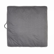 Load image into Gallery viewer, Square Cotton Pinstripe Black Dog Bed Removable Cotton Cover &amp; Machine Washable Bed For Daily Use