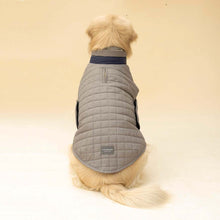 Load image into Gallery viewer, Quilted Dog jacket grey