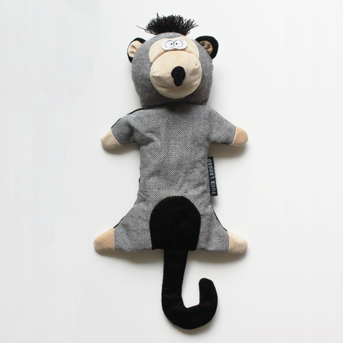 Monkey Plush Dog Toy 