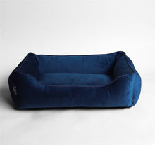 Load image into Gallery viewer, Mid Night Luxurious Dog Bed Removable Italian Velvet Cover &amp; Machine Washable Bed For Daily Use