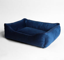 Load image into Gallery viewer, Mid Night Luxurious Dog Bed Removable Italian Velvet Cover &amp; Machine Washable Bed For Daily Use