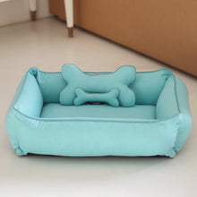 Load image into Gallery viewer, Valley Green  Luxurious Dog Bed Removable High Quality Denim Cover &amp; Machine Washable Bed For Daily Use