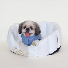 Load image into Gallery viewer, High Wall Snow White Personalized Luxury Velvet Bed For Dogs