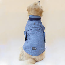 Load image into Gallery viewer, New Quilted Dog jacket Sky Blue