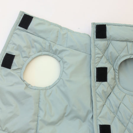 New Pistache Packable Quilted Dog jacket