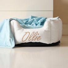 Load image into Gallery viewer, High Wall Snow White Personalized Luxury Velvet Bed For Dogs