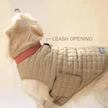 Load image into Gallery viewer, Quilted Dog jacket beige