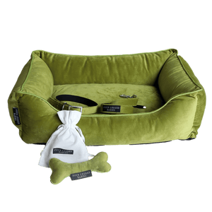 Evergreen Luxurious Dog Bed Removable Italian Velvet Cover & Machine Washable Bed For Daily Use