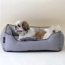 Load image into Gallery viewer, Gingham Luxurious Dog Bed Removable Cotton Cover &amp; Machine Washable Bed For Daily Use