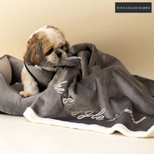 Load image into Gallery viewer, Grey Luxurious Dog blanket machine Washable For Daily Use