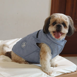 New Sky Blue Packable Quilted Dog jacket