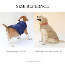 Load image into Gallery viewer, Quilted Dog jacket grey