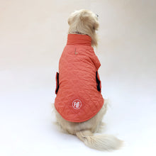 Load image into Gallery viewer, New Quilted Dog jacket Mid Orange