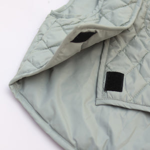 New Pistache Packable Quilted Dog jacket