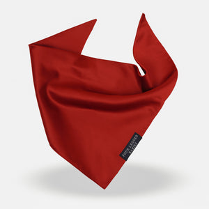 Luxury Red satin bandana