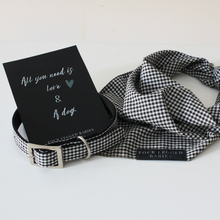 Load image into Gallery viewer, Classic Gingham Collar &amp; Bandana set