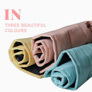 Travel Mat - Powder Blue Machine Washable Bed For Daily Use